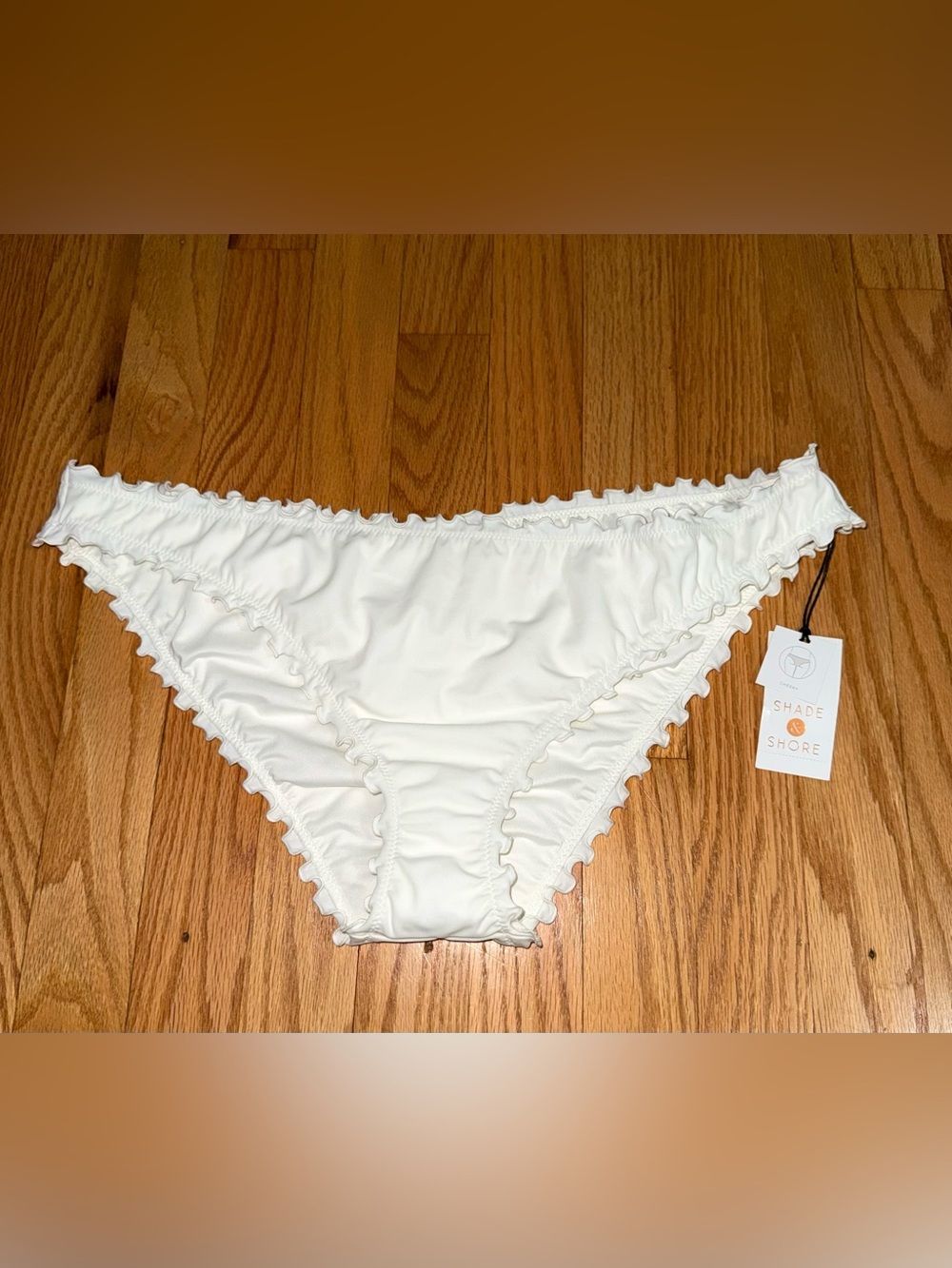 NWT Shade & Shore White Bikini Bottoms XL